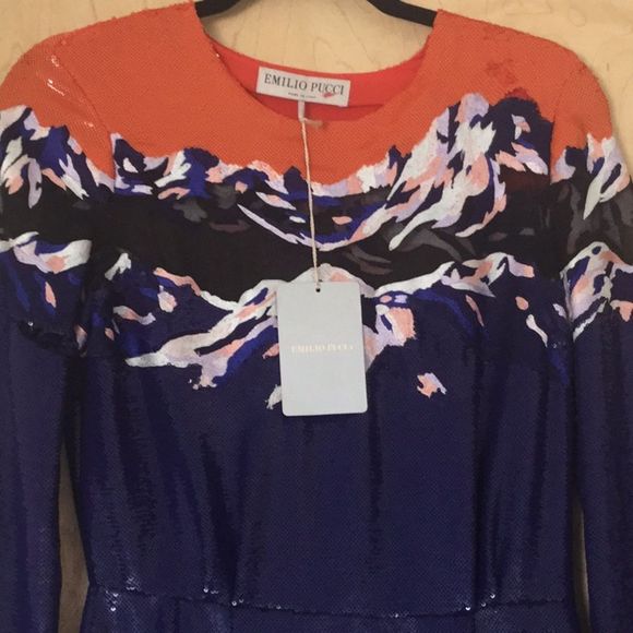 Emilio Pucci Sequined Silk-chiffon Mini Dress - Picture 13 of 16